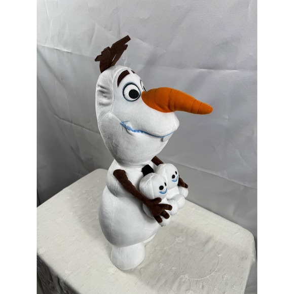 24" Disney Frozen Olaf Plush Stuffed Animal Snowman with Snowgies Holiday Decor‎ - Picture 7 of 14